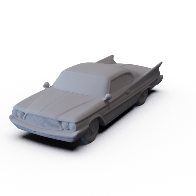 Chrysler Saratoga Coupe 1960 PRE-SUPPORTED Modelo 3D .c4d .max .obj .3ds .fbx .stl .blend 