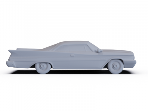 Chrysler Saratoga Coupe 1960 PRE-SUPPORTED Modelo 3D