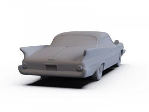 Chrysler Saratoga Coupe 1960 PRE-SUPPORTED 3D Model