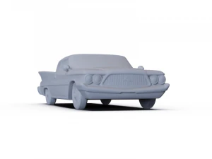Chrysler Saratoga Coupe 1960 PRE-SUPPORTED 3D Model