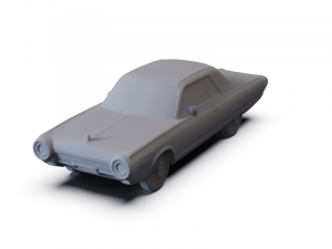Chrysler Turbine 1963 PRE-SUPPORTED 3D 모델