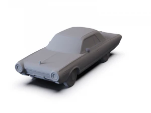 Chrysler Turbine 1963 PRE-SUPPORTED 3D Model