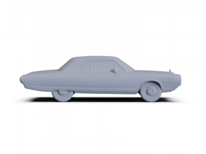 Chrysler Turbine 1963 PRE-SUPPORTED Modello 3D