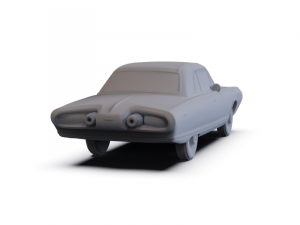Chrysler Turbine 1963 PRE-SUPPORTED Modello 3D