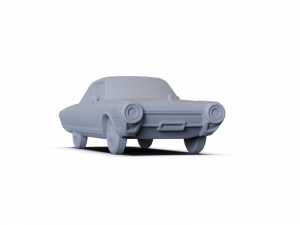 Chrysler Turbine 1963 PRE-SUPPORTED Modello 3D