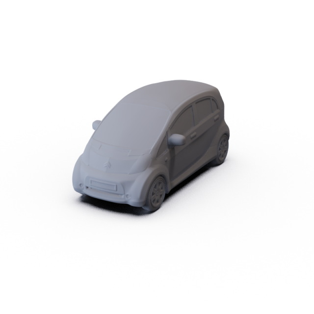 Citroen C-zero 2011 PRE-SUPPORTED Model 3D .c4d .max .obj .3ds .fbx .stl .blend 