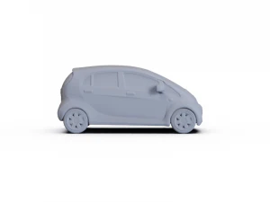 Citroen C-zero 2011 PRE-SUPPORTED 3D Model