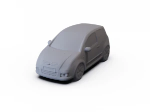 Citroen C2 2009 PRE-SUPPORTED 3D Model