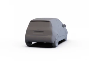 Citroen C2 2009 PRE-SUPPORTED 3D Model