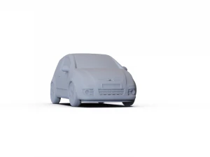 Citroen C2 2009 PRE-SUPPORTED 3D Model