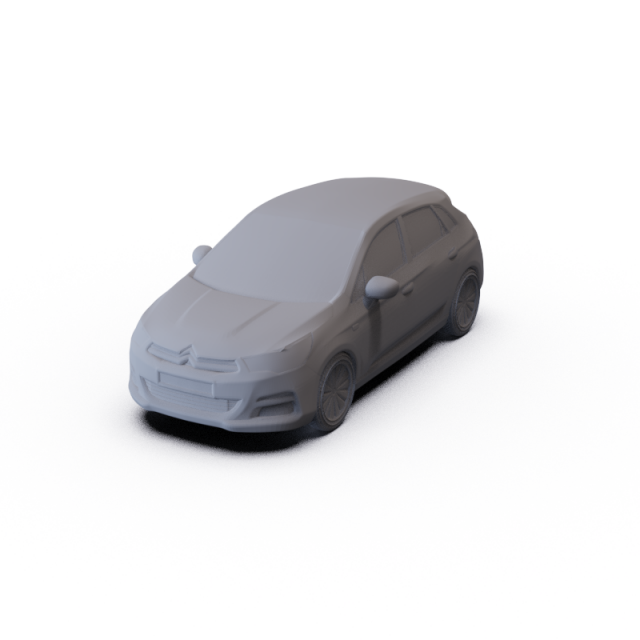 Citroen C4 2011 PRE-SUPPORTED 3Dモデル .c4d .max .obj .3ds .fbx .stl .blend 
