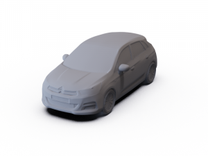 Citroen C4 2011 PRE-SUPPORTED 3D मॉडल