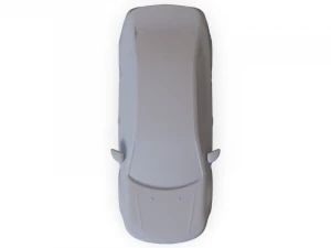 Citroen C5 Saloon 2009 PRE-SUPPORTED 3D Model