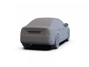 Citroen C5 Saloon 2009 PRE-SUPPORTED 3Dモデル
