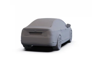 Citroen C5 Saloon 2009 PRE-SUPPORTED 3D Model