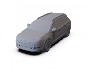 Citroen C5 Tourer 2011 PRE-SUPPORTED 3D मॉडल