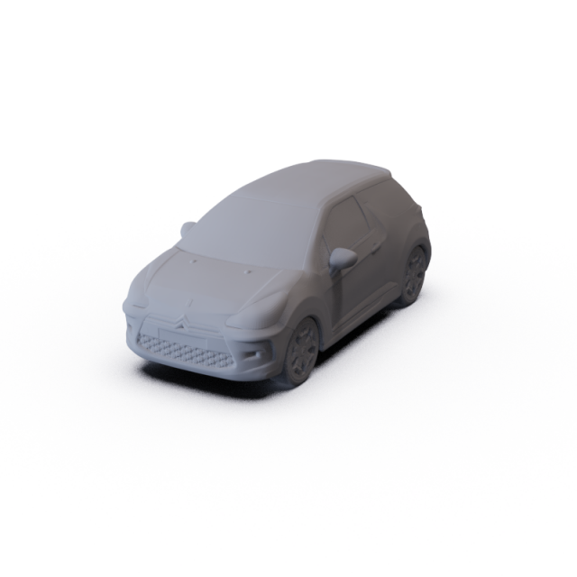 Citroen DS3 2011 PRE-SUPPORTED Model 3D .c4d .max .obj .3ds .fbx .stl .blend 
