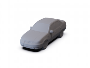 Daewoo Nexia 2012 PRE-SUPPORTED Model 3D