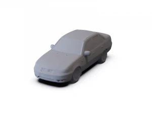 Daewoo Nexia 2012 &Ouml;NCEDEN DESTEKLENMİŞTİR 3D Model