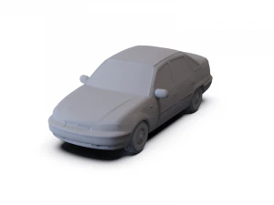 Daewoo Nexia Sedan 1996 PRE-SUPPORTED 3D Model