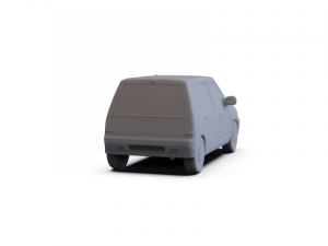 Daewoo Tico 1993 PRE-SUPPORTED 3D Model