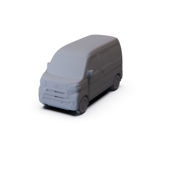 Daihatsu Hijet Cargo 2017 PRE-SUPPORTED Model 3D .c4d .max .obj .3ds .fbx .stl .blend 