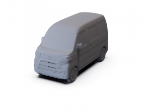 Daihatsu Hijet Cargo 2017 PRE-SUPPORTED 3D Model