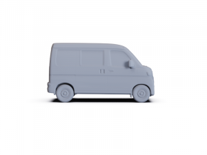 Daihatsu Hijet Cargo 2017 PRE-SUPPORTED Model 3D