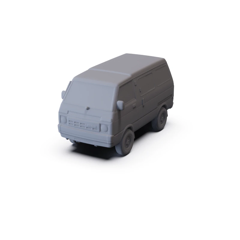 Daihatsu Hijet Tianjin TJ 110 1990 PRE-SUPPORTED 3D Model .c4d .max .obj .3ds .fbx .stl .blend 