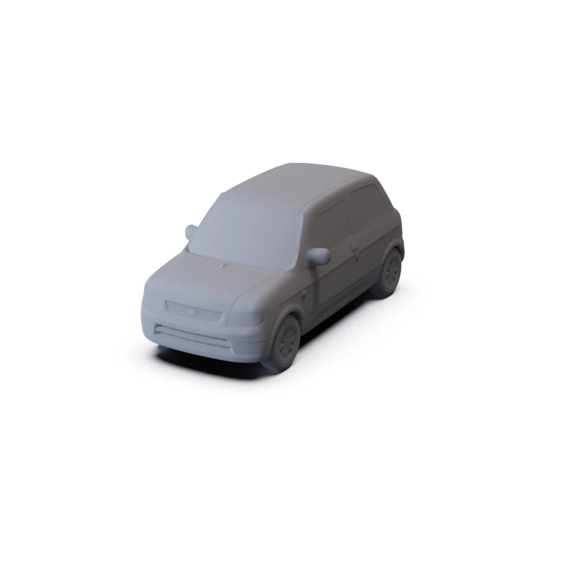 Daihatsu Mira 1998 PRE-SUPPORTED 3D Model .c4d .max .obj .3ds .fbx .stl .blend 