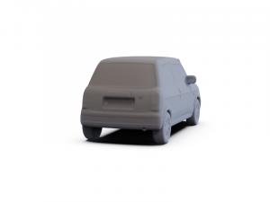 Daihatsu Mira 1998 PRE-SUPPORTED 3D 모델