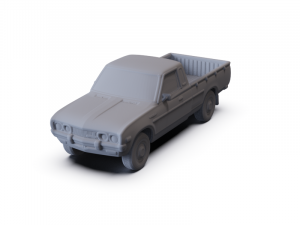Datsun 620 KingCab 1977 PRE-SUPPORTED 3D Model