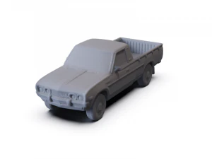 Datsun 620 KingCab 1977 PRE-SUPPORTED 3D Model