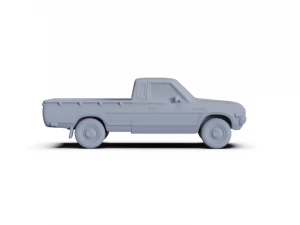 Datsun 620 KingCab 1977 PRE-SUPPORTED 3D Model