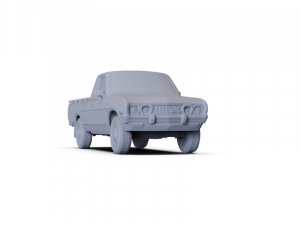 Datsun 620 KingCab 1977 PRE-SUPPORTED 3D Model