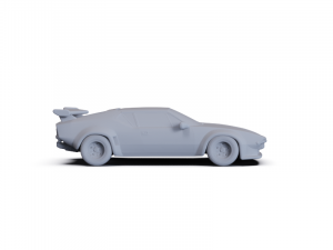 De-Tomaso Pantera GT5S 1984 PRE-SUPPORTED Modelo 3D