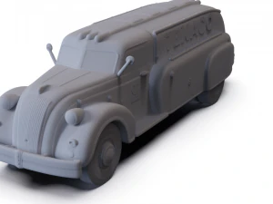 Dodge Airflow 탱크 트럭 1938 사전 지원됨 3D 모델