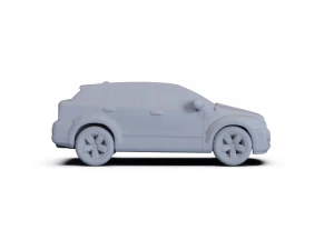 Dodge Caliber 2010 PRE-SUPPORTED 3D Model