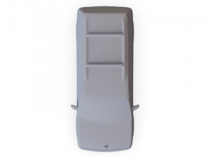 Dodge Caravan 1990 PRE-SUPPORTED Modelo 3D