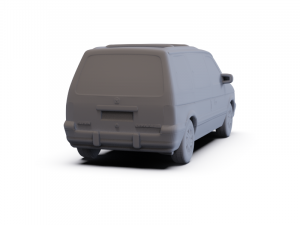 Dodge Caravan 1990 PRE-SUPPORTED Modelo 3D
