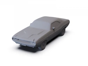 Dodge Challenger 1970 ÖNCEDEN DESTEKLENMİŞTİR 3D Model