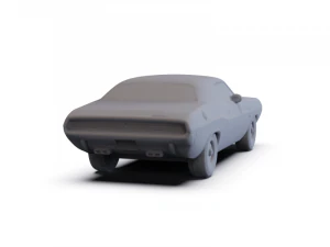 Dodge Challenger 1970 PRE-SUPPORTED 3D Model
