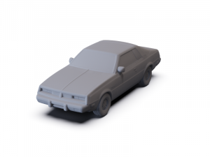 Dodge Challenger 1978 PRE-SUPPORTED Modèle 3D