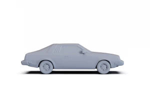Dodge Challenger 1978 PRE-SUPPORTED 3D Model