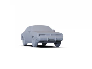 Dodge Challenger 1978 PRE-SUPPORTED 3D Model