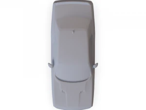 Dodge Challenger SRT8 2011 PRE-SUPPORTED 3D Model