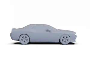 Dodge Challenger SRT8 2011 PRE-SUPPORTED 3D Model