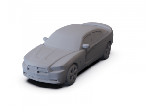 Dodge Charger 2011 PRE-SUPPORTED 3D 모델