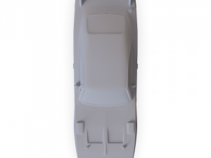 Dodge Charger Daytona Hemi 1969 PRE-SUPPORTED 3D Model