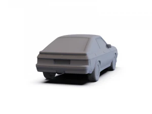 Dodge Charger L-body 1987 PRE-SUPPORTED 3D Model